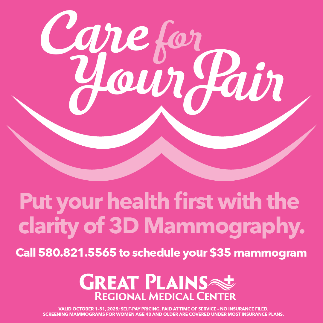 Great Plains Regional Medical Center Offers Mammogram Special This October: Care for Your Pair